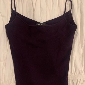 RALPH LAUREN tank top (100% cashmere)